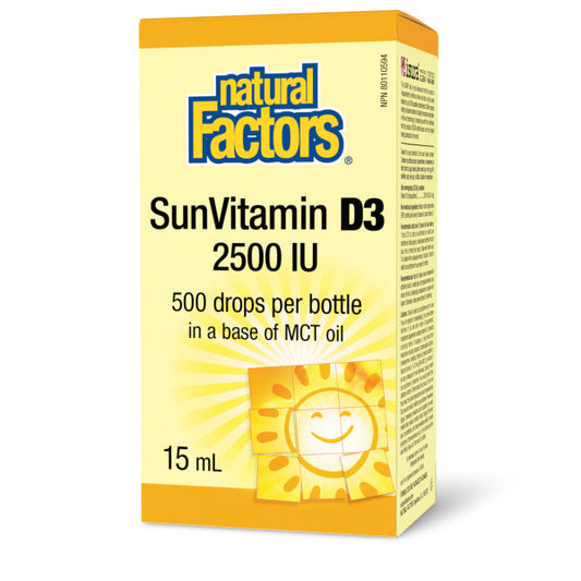 NATURAL FACTORS VITAMIN D3 2500 IU