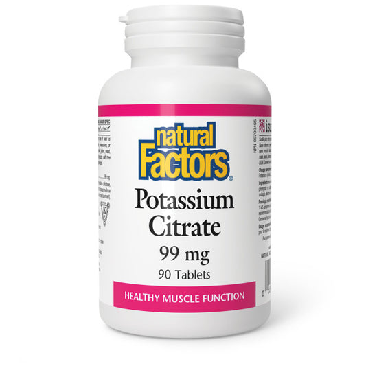 NATURAL FACTORS POTASSIUM CITRATE 90T