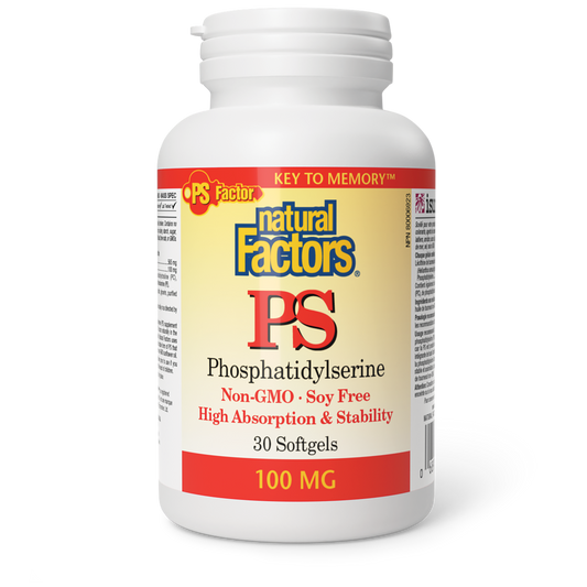 NATURAL FACTORS PS PHOSPHATIDYLSERINE100MG 30SG