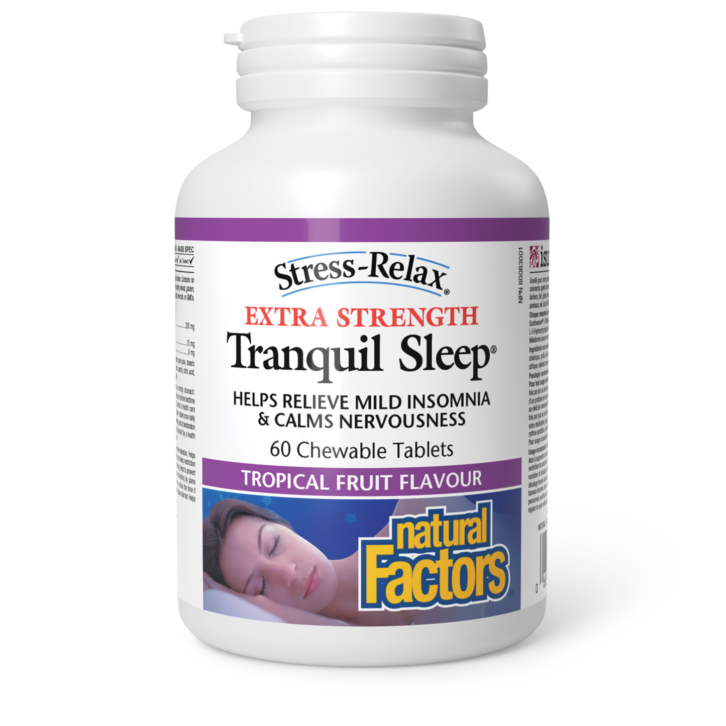 NATURAL FACTORS TRANQUIL SLEEP EXTRA STRENGTH 60