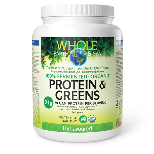 NATURAL FACTORS WES PROTEIN & GREENS UNFLAVOURED