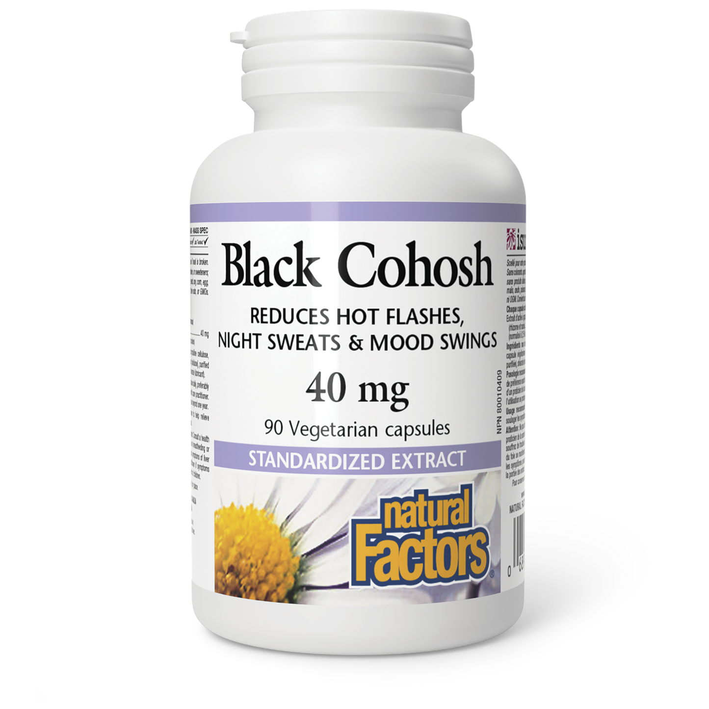 NATURAL FACTORS BLACK COHOSH 40MG 90VCAP