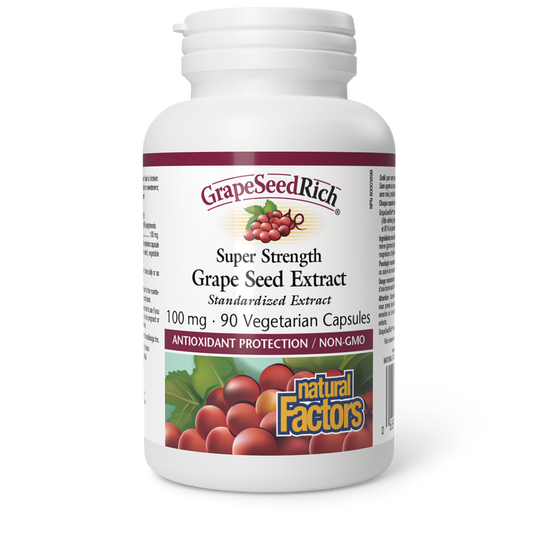 NATURAL FACTORS GRAPESEED RICH EXTRACT 100MG