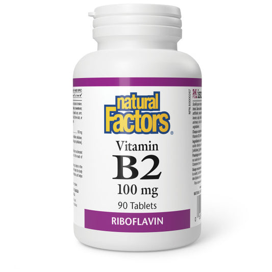 NATURAL FACTORS VITAMIN B2 90T