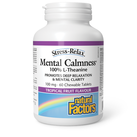 NATURAL FACTORS MENTAL CALMNESS 100MG 60TABS