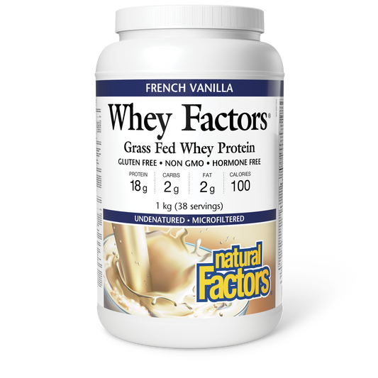 NATURAL FACTORS WHEY FACTORS VANILLA