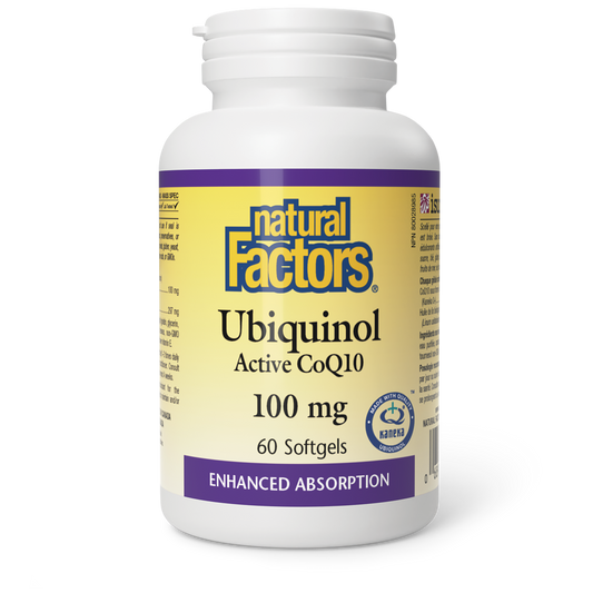 NATURAL FACTORS UBIQUINOL 100MG 60SG