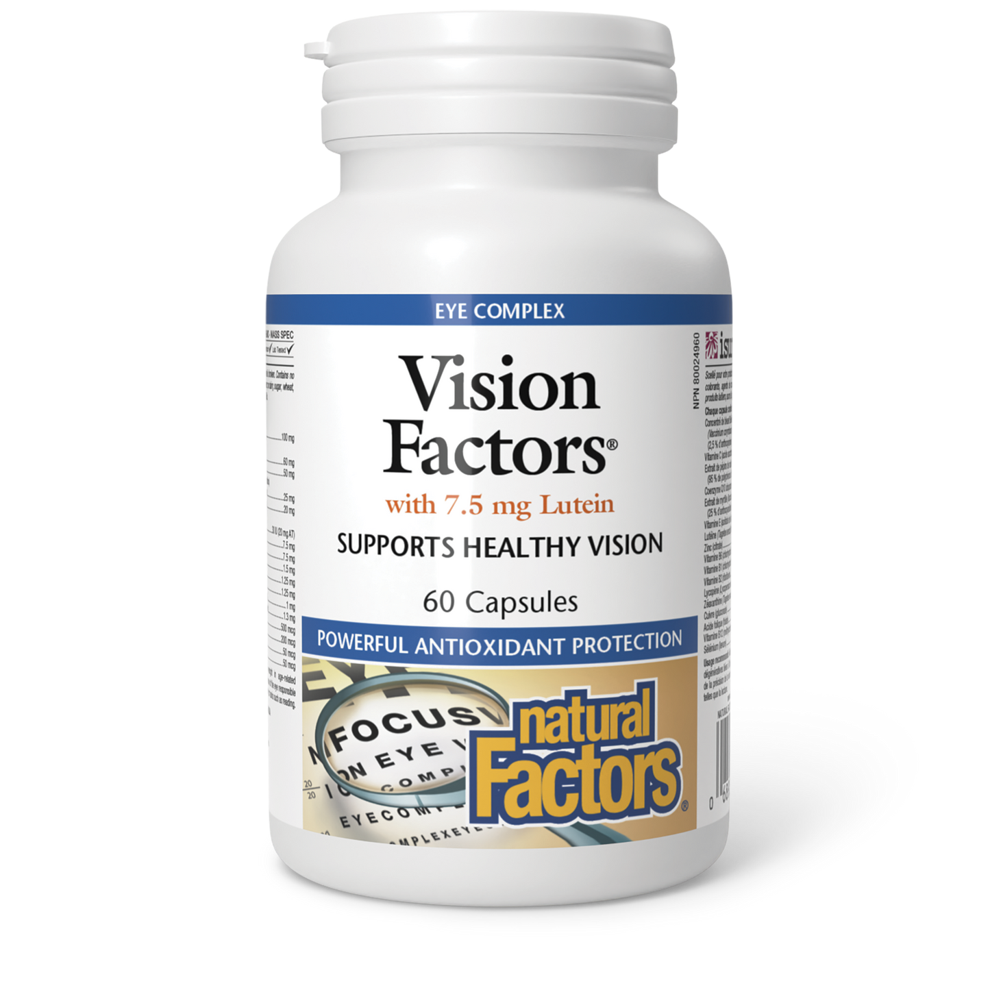NATURAL FACTORS VISION FACTORS 60CAP